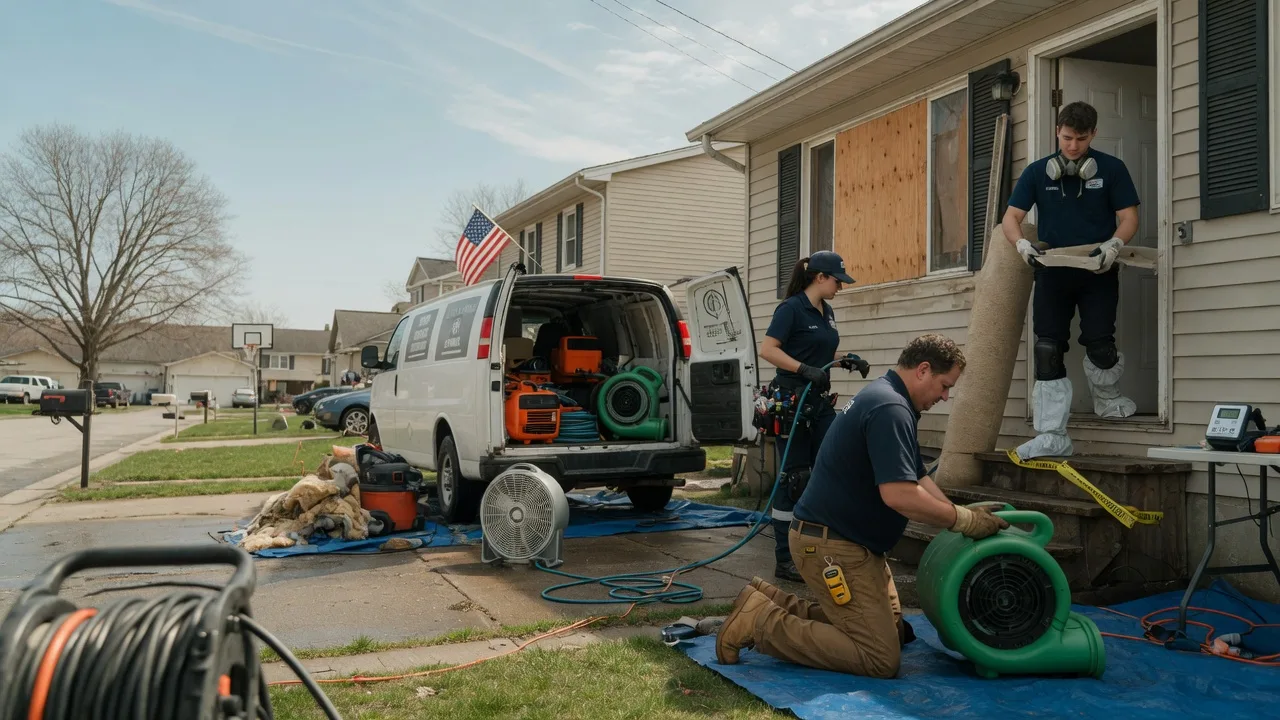 Water Damage Restoration in Chapin, IL near me